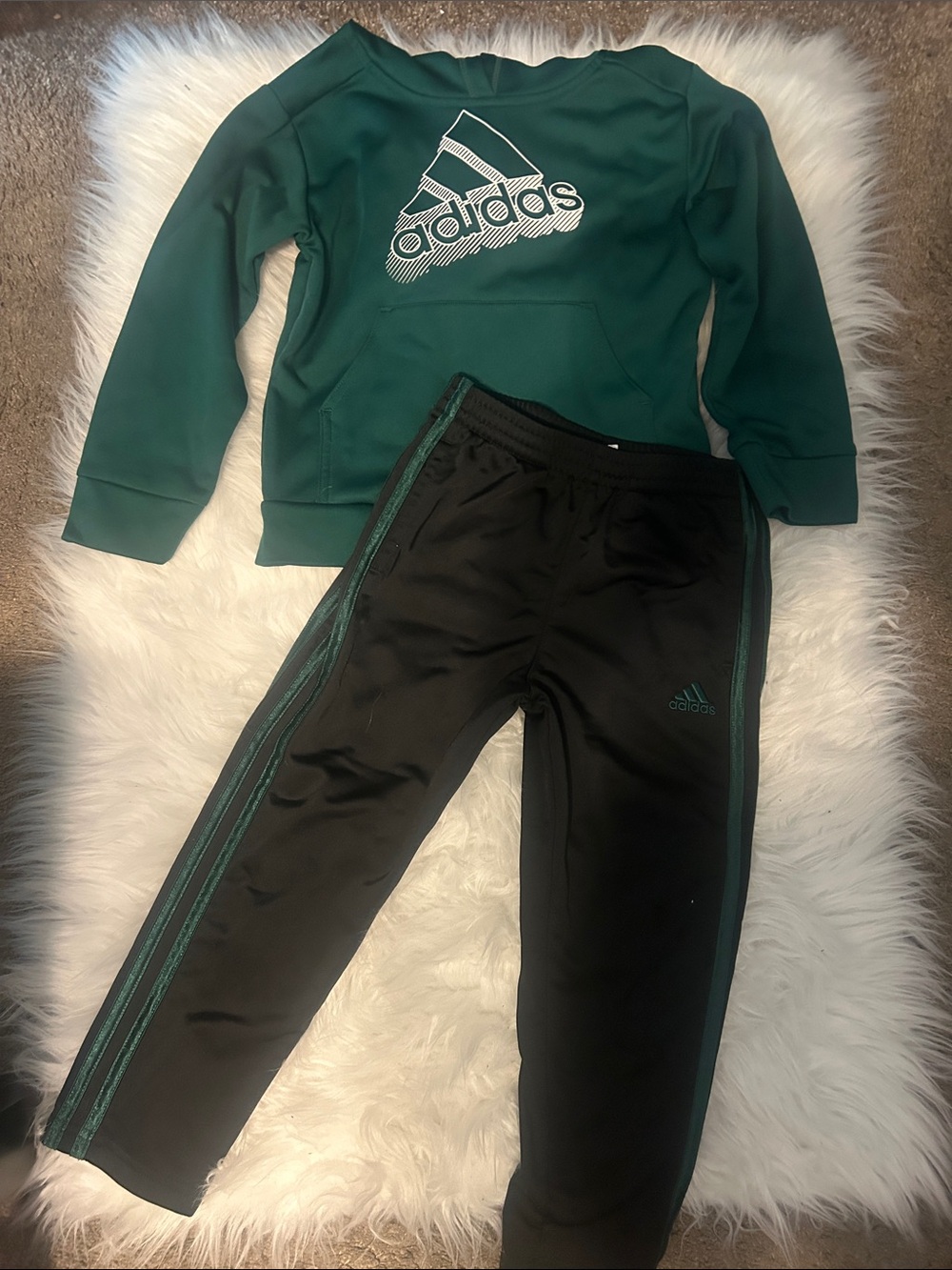 adidas Black Joggers set size 5